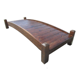 Zen Garden Bridge Commercial Grade 10 ft. - SamsGazebos Handcrafted Garden Structures