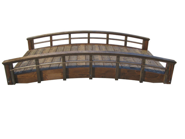 Monet's Japanese bridge 8 ft. x 4 ft. 400 lb. Load Capacity - SamsGazebos Handcrafted Garden Structures