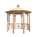 Image for Gazebo de patio con jardín de 10 pies con cúpula