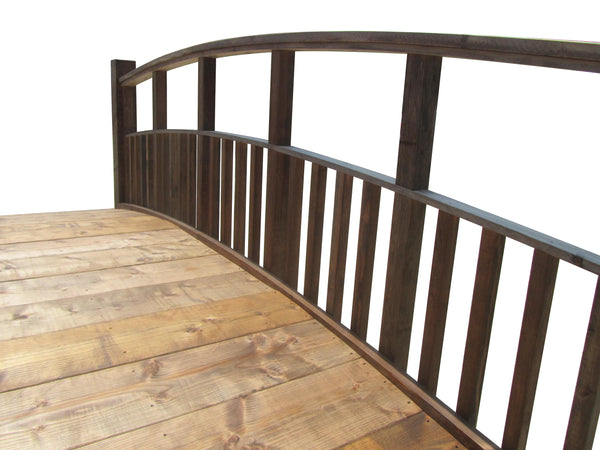 Japanese Bridge with Split Railings 12 ft Taiko