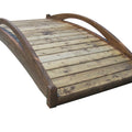 Image for Ponte Basho para Lagoa, 2,44 m x 1,22 m, Trilhos Arqueados, Capacidade de 181 kg (Modelo de Mostruário em PROMOÇÃO)