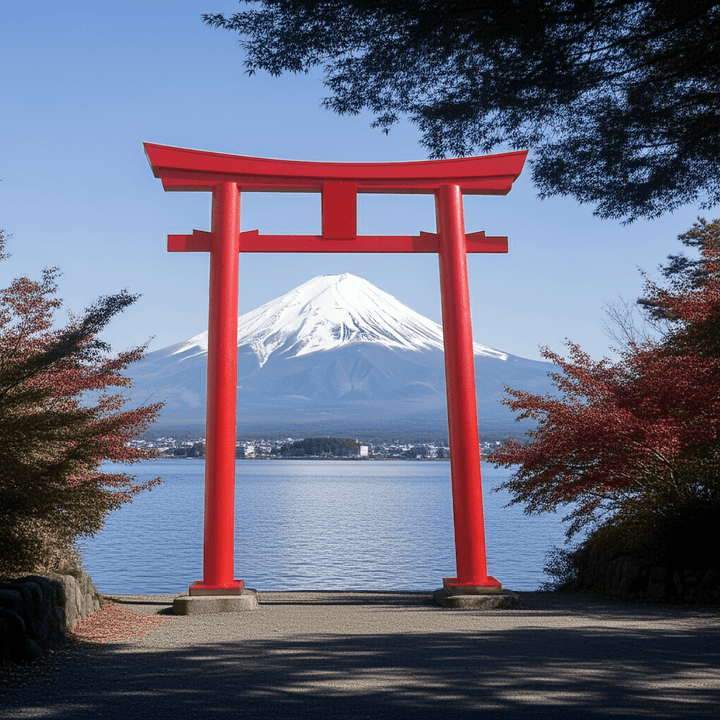 8 ft Japanese Torii Gate | Wooden Garden Gate Myojin Style ...