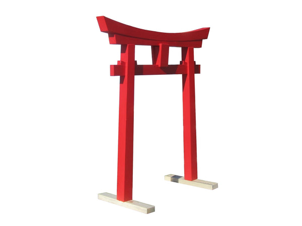 微型日本神道教鸟居门 26 英寸。