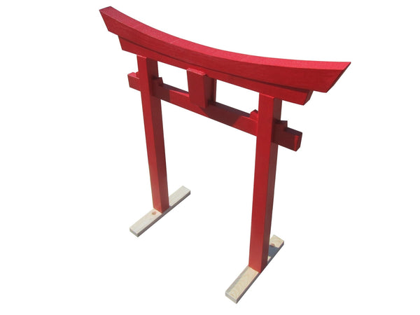 微型日本神道教鸟居门 26 英寸。