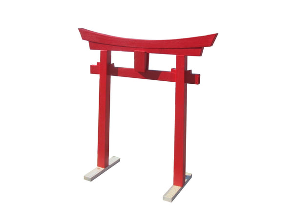 微型日本神道教鸟居门 26 英寸。