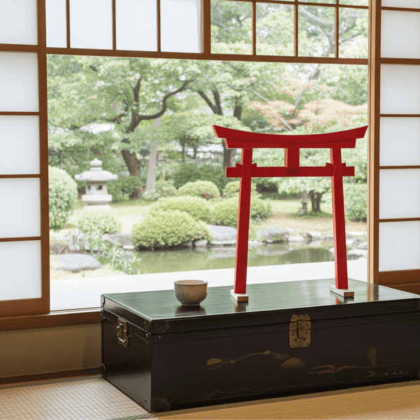 Miniature Japanese Torii Gate 26 In. - SamsGazebos Handcrafted Garden Structures