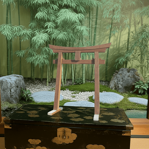 Miniature Japanese Torii Gate 26 In. - SamsGazebos Handcrafted Garden Structures