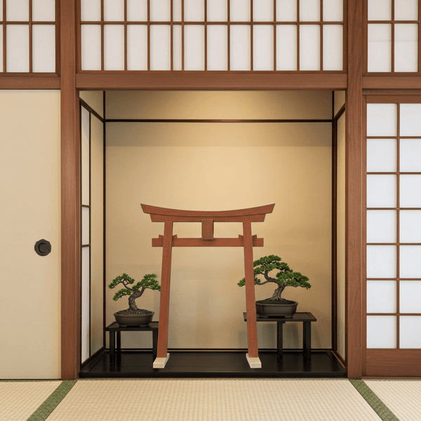 Miniature Japanese Torii Gate 26 In. - SamsGazebos Handcrafted Garden Structures