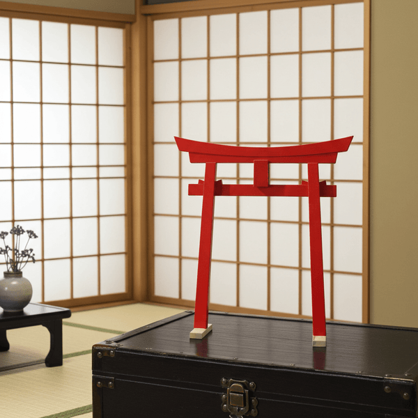 Miniature Japanese Shinto Torii Gate 26 In. - SamsGazebos Handcrafted Garden Structures