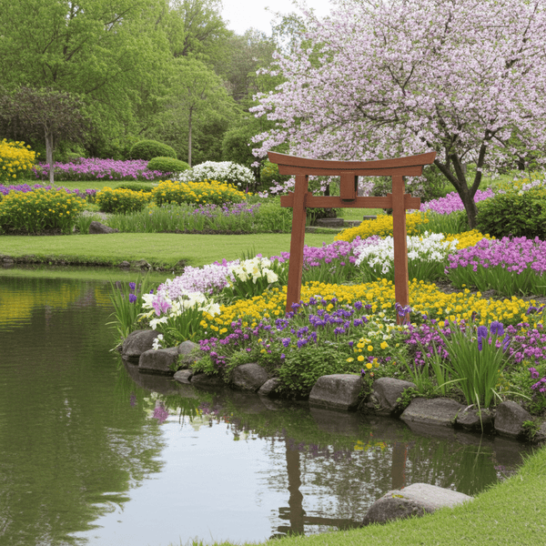 Miniature Japanese Torii Gate 26 In. - SamsGazebos Handcrafted Garden Structures