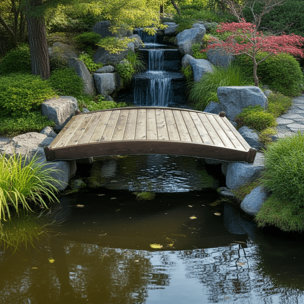 Backyard Bridge-Zen garden 8 ft x 4 ft 400 lb Capacity (Clearance