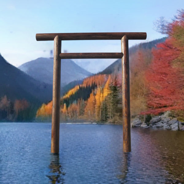 Torii - Japanese Torii Gate 8 Foot Shinmei Style