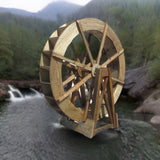 Water Wheel - 6 Foot Japanese Wooden Water Wheel