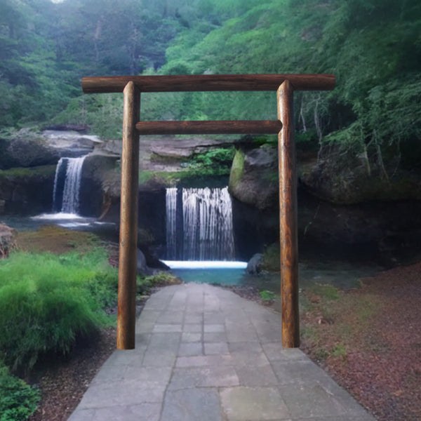 Torii - Japanese Torii Gate 8 Foot Shinmei Style