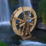 Water Wheel - Small Japanese Wooden Water Wheel 30 Inches
