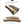 Swan Wooden Garden Bridge with Half Halving Lattice Railings 8 ft. - SamsGazebos Handcrafted Garden Structures