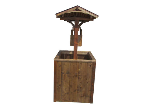 Wishing Well Wooden Planter 4 ft 6 inches tall