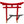 Red Shinto Shrine Gate front-SamsGazebos Handcrafted Garden Structures