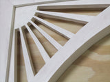 Outdoor Wooden Corbels Brackets Sunburst closeup
