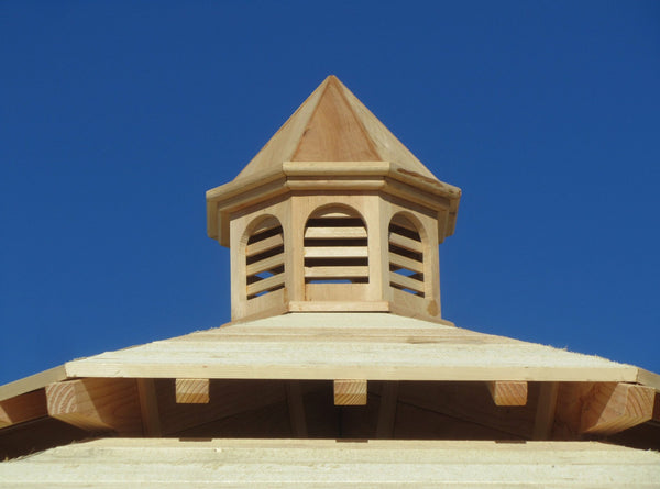 Octagon Garden Patio Gazebo Pagoda Roof Cupola 10 ft. - SamsGazebos Handcrafted Garden Structures