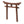 Brown Shinto Gate angled-SamsGazebos Handcrafted Garden Structures