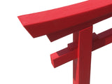 Red Japanese Torii closeup-SamsGazebos Handcrafted Garden Structures