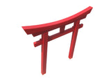 Red Torii Gate top-SamsGazebos Handcrafted Garden Structures