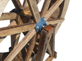 Wooden Water Wheel shaft bearings