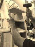 Japanese Wooden Water Wheel under construction